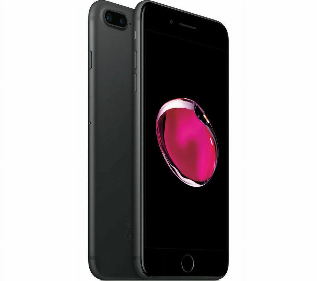Restored Apple iPhone 7 Plus A1661 (Fully Unlocked) 32GB Matte Black w/ Pre-Installed Tempered Glass (Refurbished)