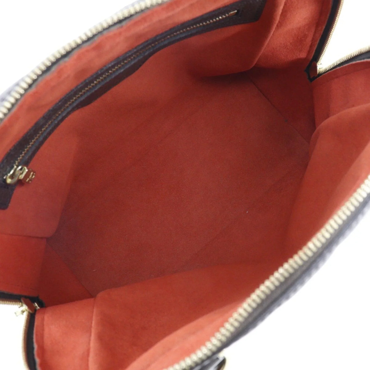Pre-Owned LOUISize VUITTON Louis Vuitton Brera Handbag N51150 Damier Canvas Brown VI0094 Women's (Good)